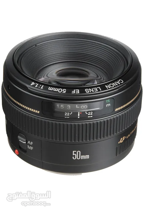 عدسة كانون 50mm 1.4 استخدام خفيف بحالة الوكالة اذا حابب تنقل تصويرك لعالم تاني مالك الا هالعدسة