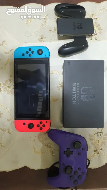 NINTENDO SWITCH WITH CONTROLLER  negotiable