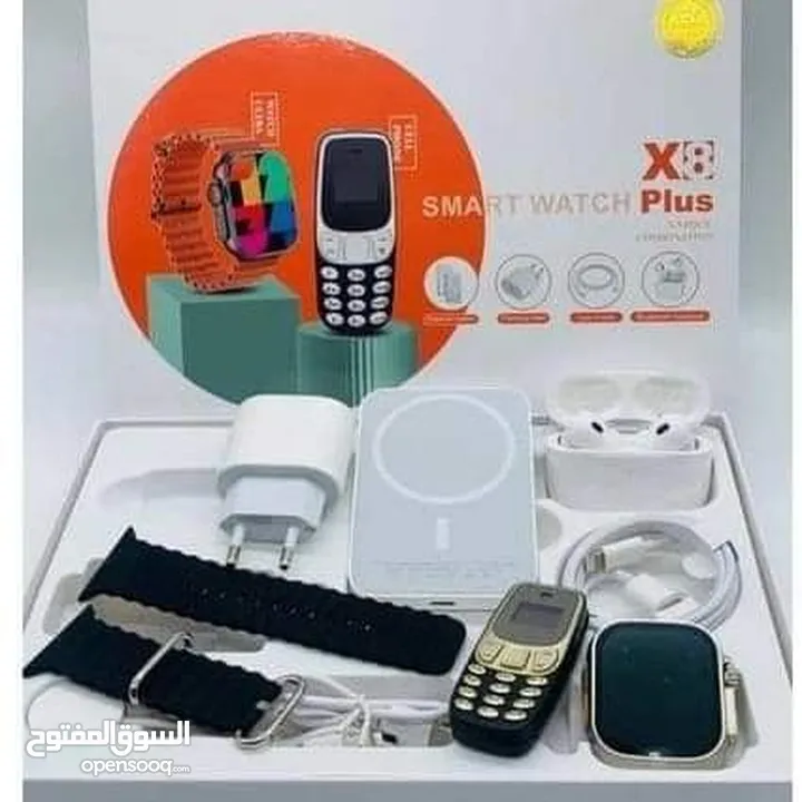 أفخم بكج على الاطلاق من x8 smart watch plus