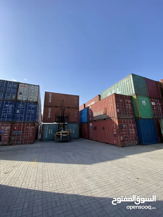 كونتينرات للبيع 20 قدم و 40 قدم   containers for sell 20 foot & 40 foot