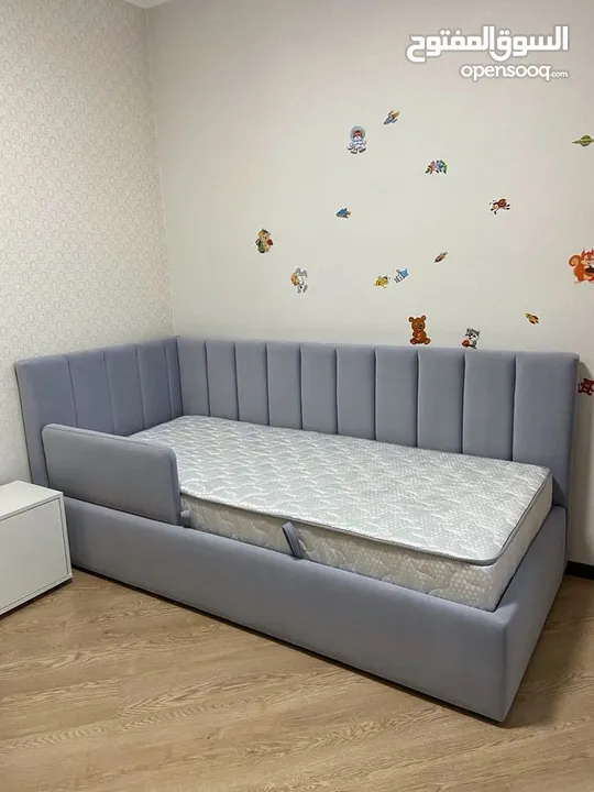 سرير اطفال مع حواجز موديل جديد