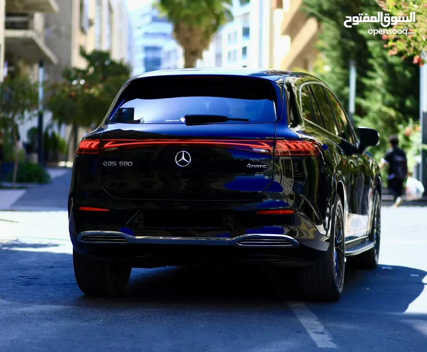 للبيع  مرسيدس MERCEDES EQS 580 SUV 4MATIC  موديل 2023  كهربائية بالكامل  7 مقاعد  فل كامل
