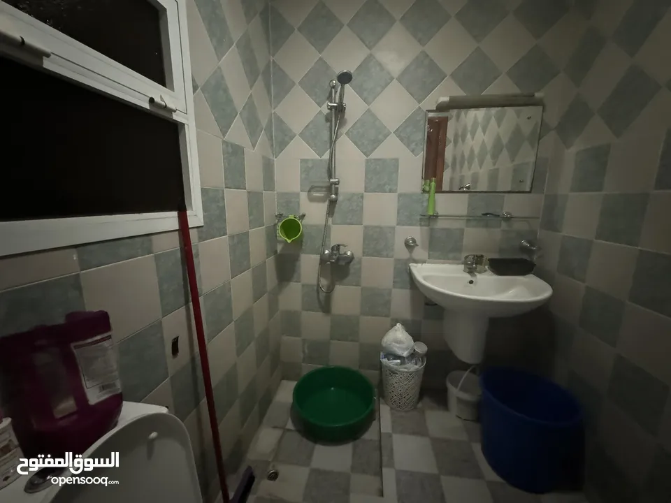 Small room with bathroom for rent on ground