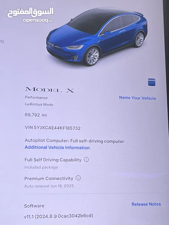 Tesla Model X 2019 Performance Ludicrous plus 778 HP