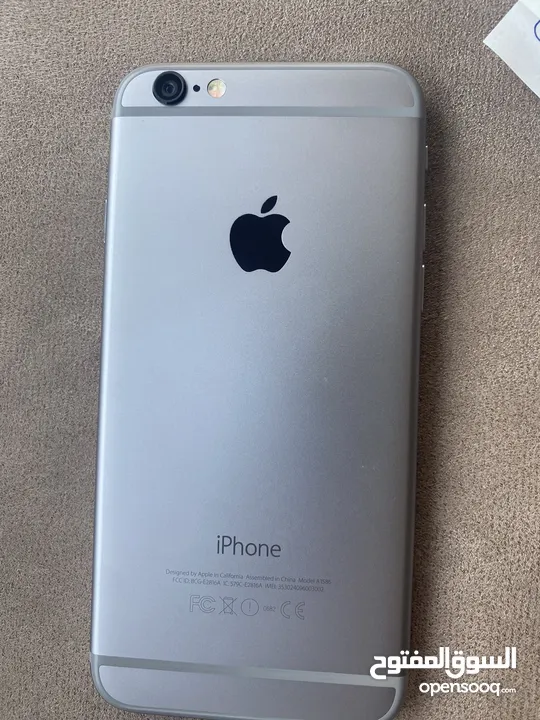 IPhone 6 32 gb silver used as new 100% battery