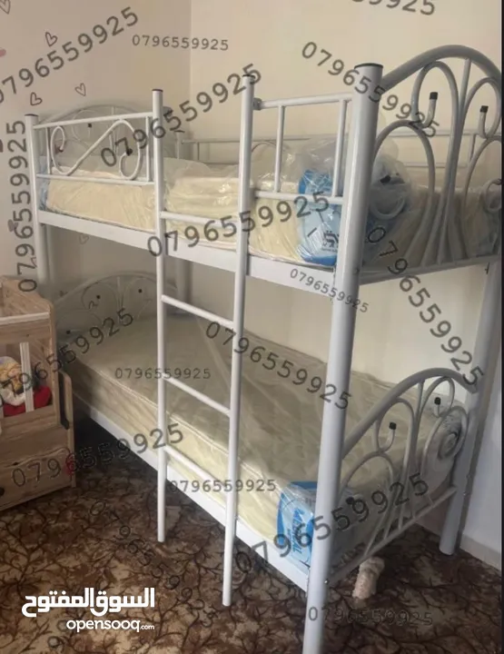 عروض على جميع أنواع الاسرة الحديد