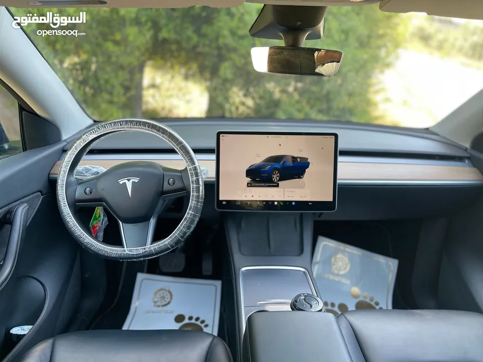 ‏TESLA MODEL Y 2022 LONG RANGE فحص كامل بسعر مغرررري فل اضافات دفع رباعي
