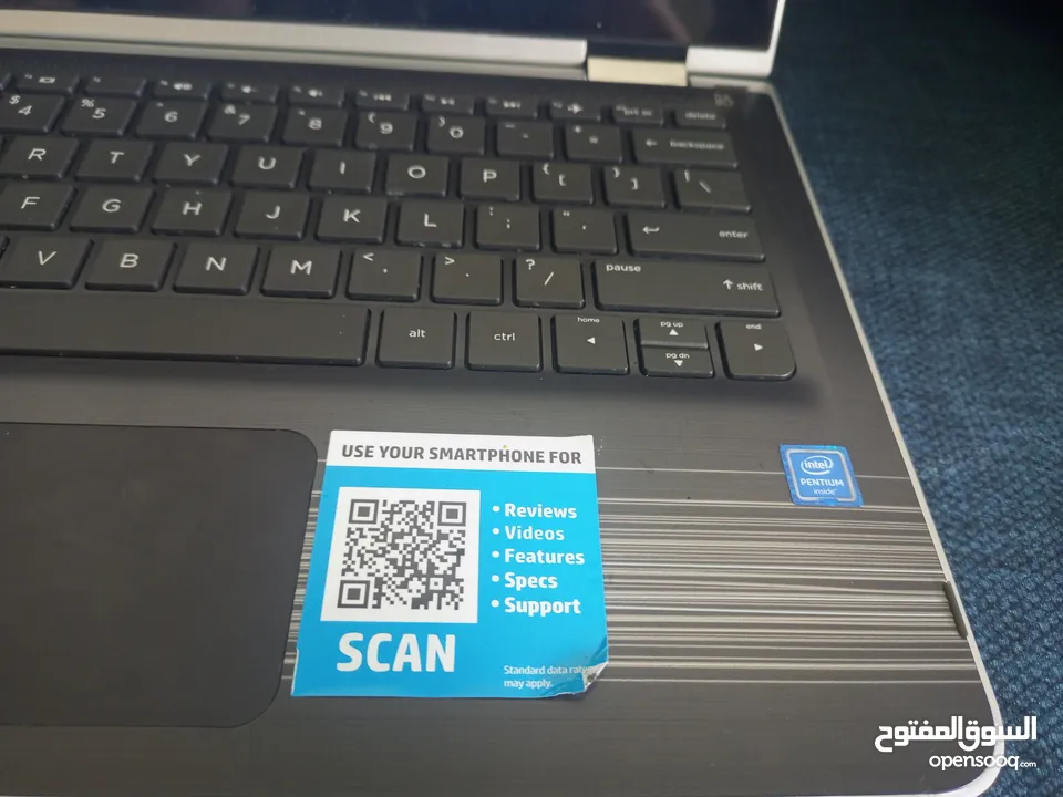 لابتوب HP OAVILION X360  بحالة ممتازة وارد امريكا.. ويمكن استخدامه بوصعية التاب