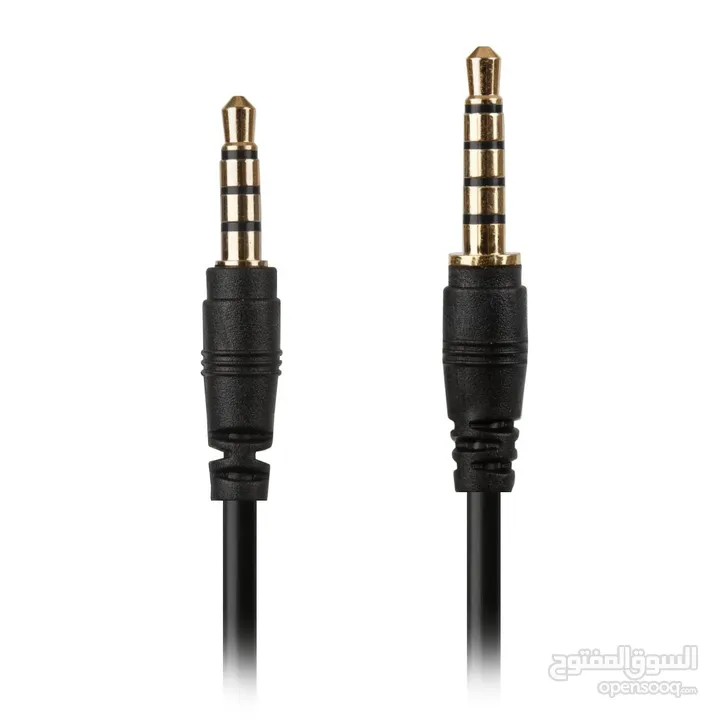 AUX- IN CABLE منفذ AUX كيبل   او اكس  1 متر  