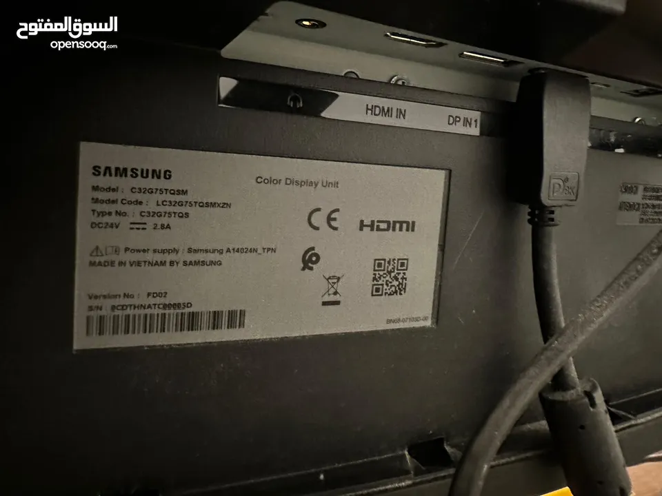 Samsung G7- 2k- 244hz اقرأ الوصف كامل