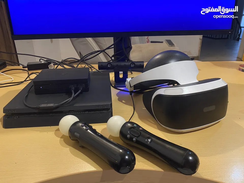 PSVR + playstation 4 (with all psvr accessories)