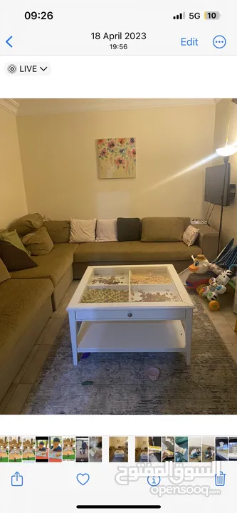 Very clean Sofa for sale midan hawally ميدان حولي كنب نضيف