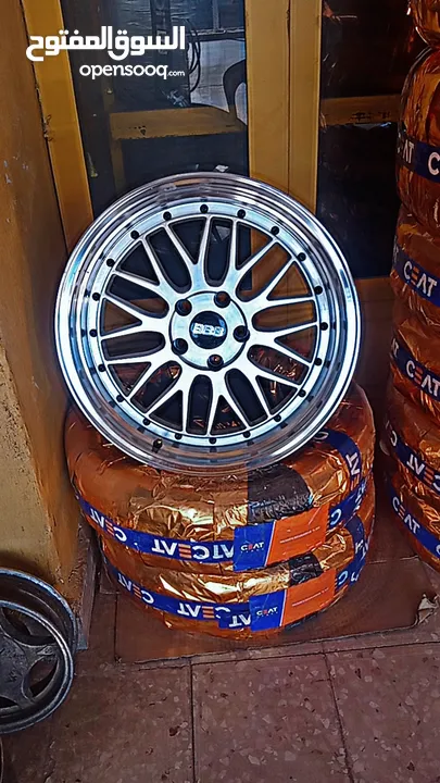 جنط BBS خمس براغي ابعيد