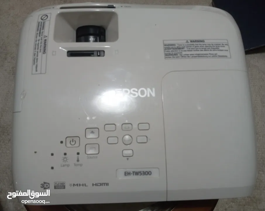 Epson EH-TW5300  بروجكتور  ايبسون للبيع _ مستعمل _