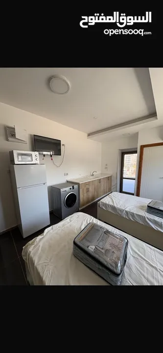 استوديو مفروش للايجار الماصيون قرب بنك العربي المقر الإقليمي