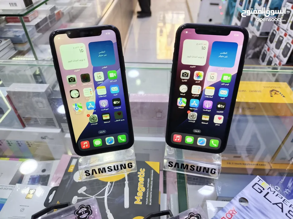تفاح القوي وصل iphone 11 جيجا 128 بطارية 71 وايضاا 73 مغير شاشة اصلية فقط معه بكج هدية يتوفر توصيل
