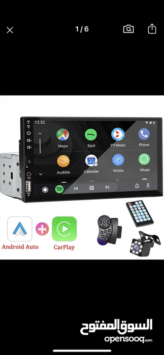 7“ Car Radio 1 Din Carplay Android Auto