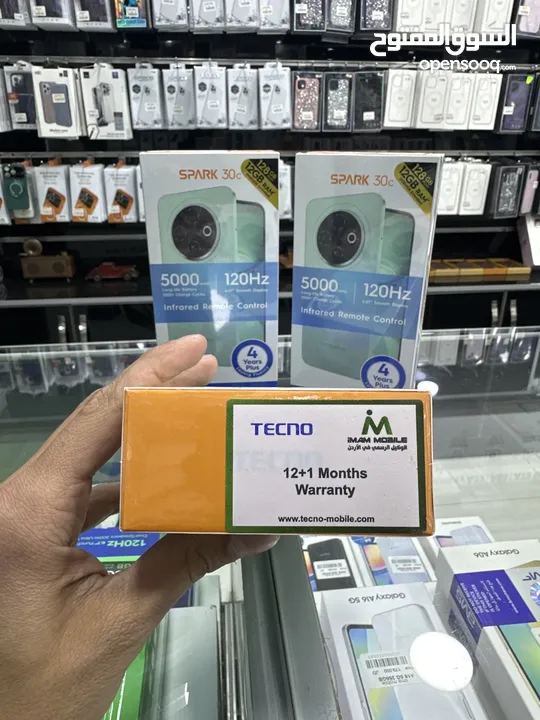 Tecno Spark 30c (128 GB / 6+6 RAM)  تكنو سبارك 2024 تكنو سبارك الجديد كليا لفترة محدودة بسعر حرق