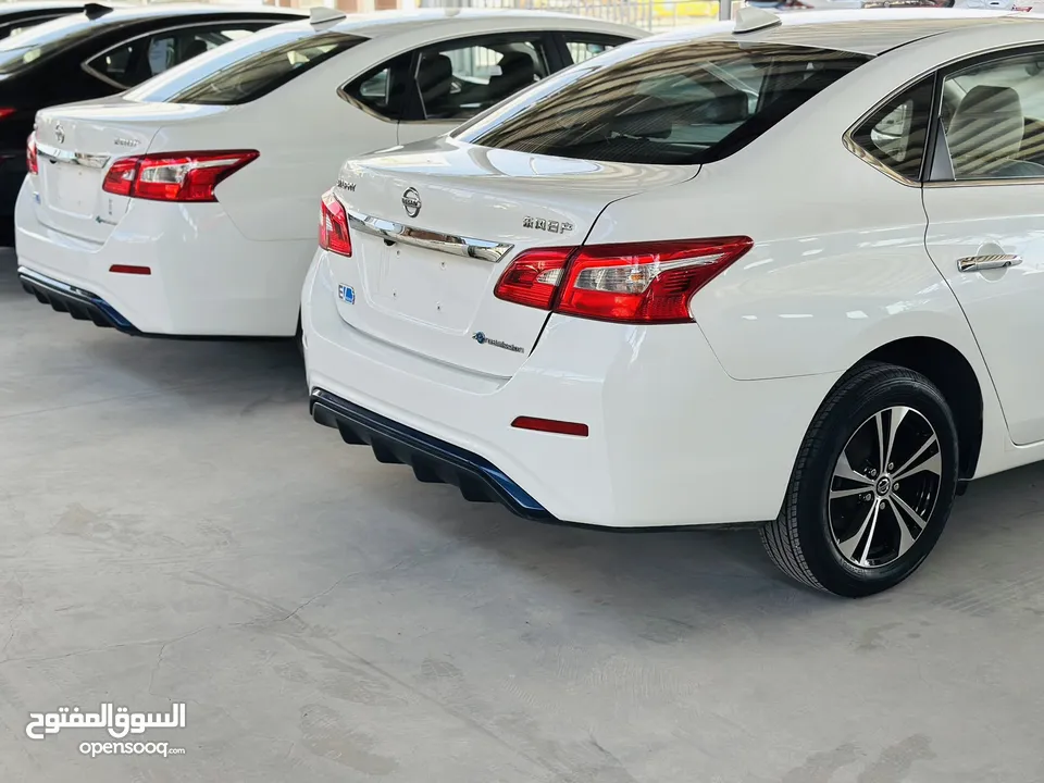 نيسان سيلفي كهرباء 2019 ممشى قليل جداً اصلي 30 الف كيلو ل60 الف فحص كامل اتوسكور A فحص البطاريه 100