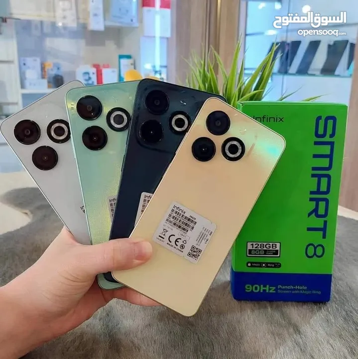 جهاز جديد بالكرتونة Smart 8 رام 4 جيجا 64 مكفول سنة متوفر توصيل