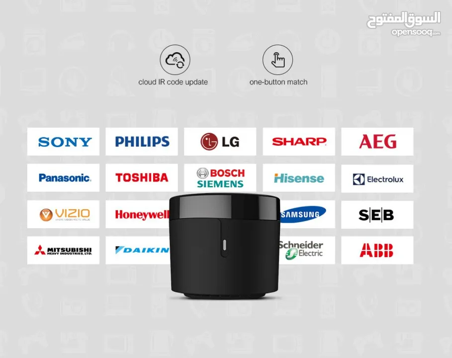 برودلينك جهاز التحكم عن بعد العالمي برودلينك يعمل مع اليكسا جوجل هوم Broadlink RM4 mini