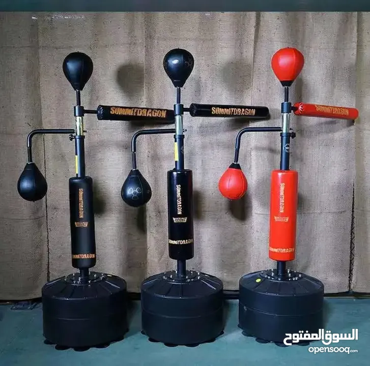 ستاند الملاكمة دبل نجاصة مع عصا