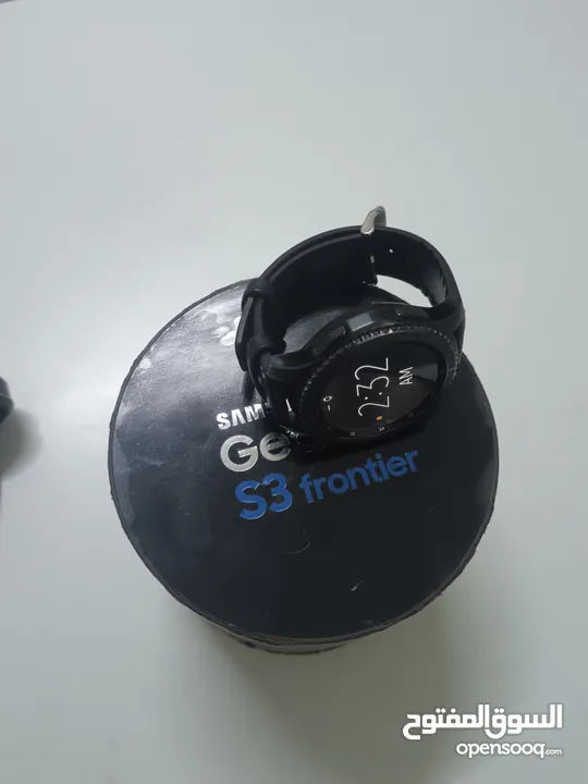 ساعة سامسونج s3 frontier بحاله الجديد