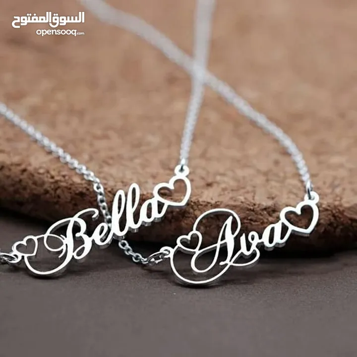 سناسيل فضة  اسماء حسب الطلب