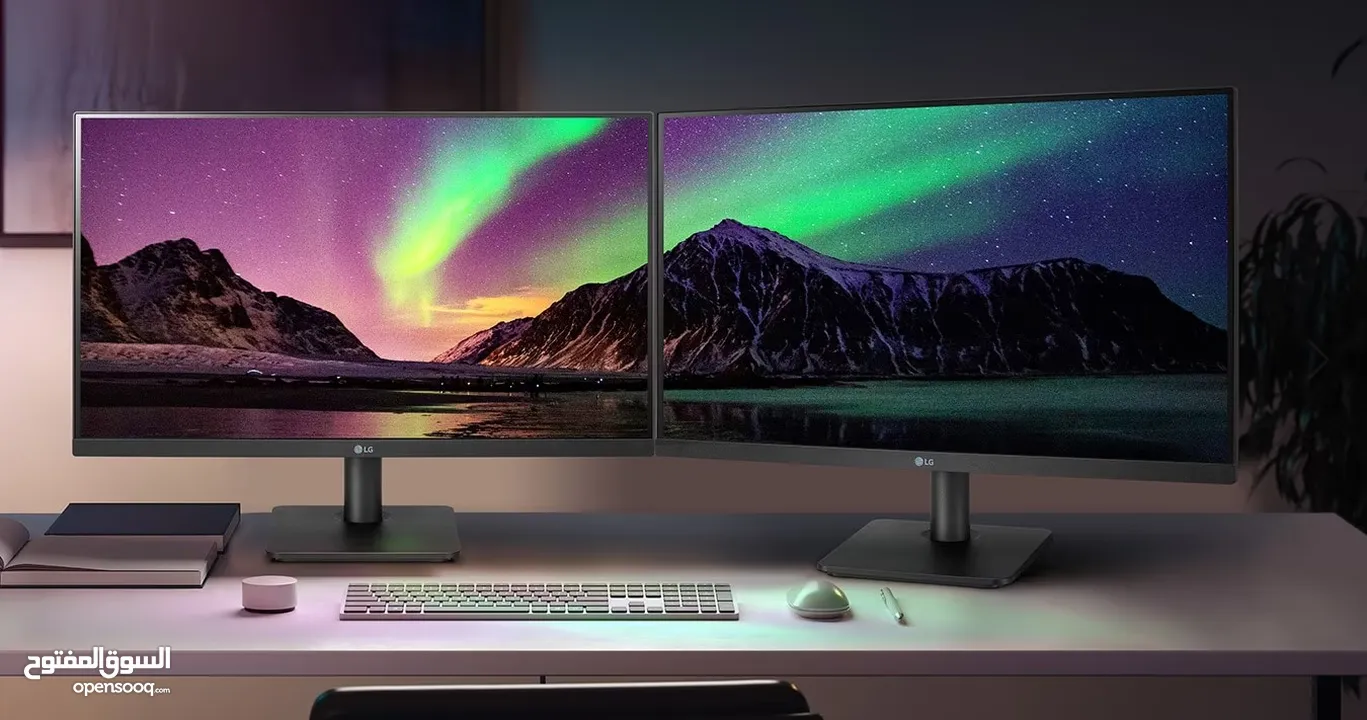 شاشة  LG 24-inch IPS Full HD  75Hz للبيع