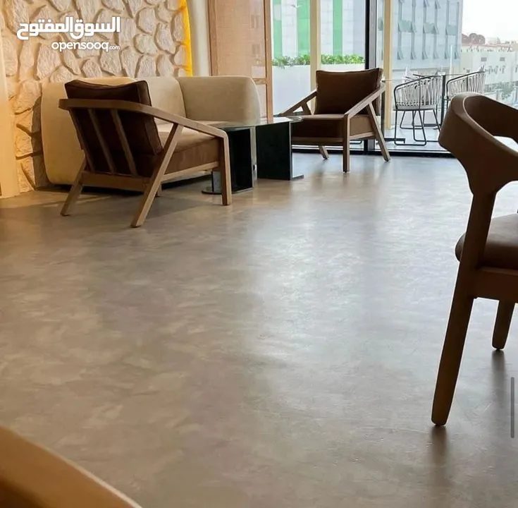 ‎صبة مروحة ميزانية وايبوكسي كونكريت خراسانة ايبوكسي توب كريت يوناني
