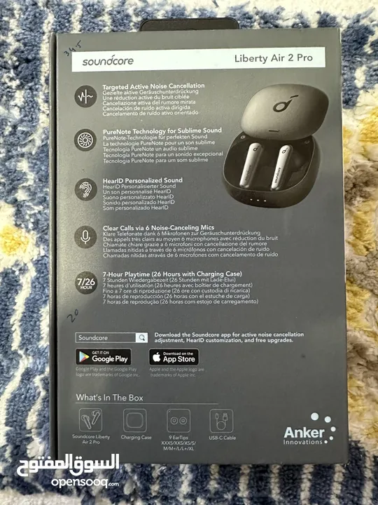 للبيع سماعة Anker air 2 pro