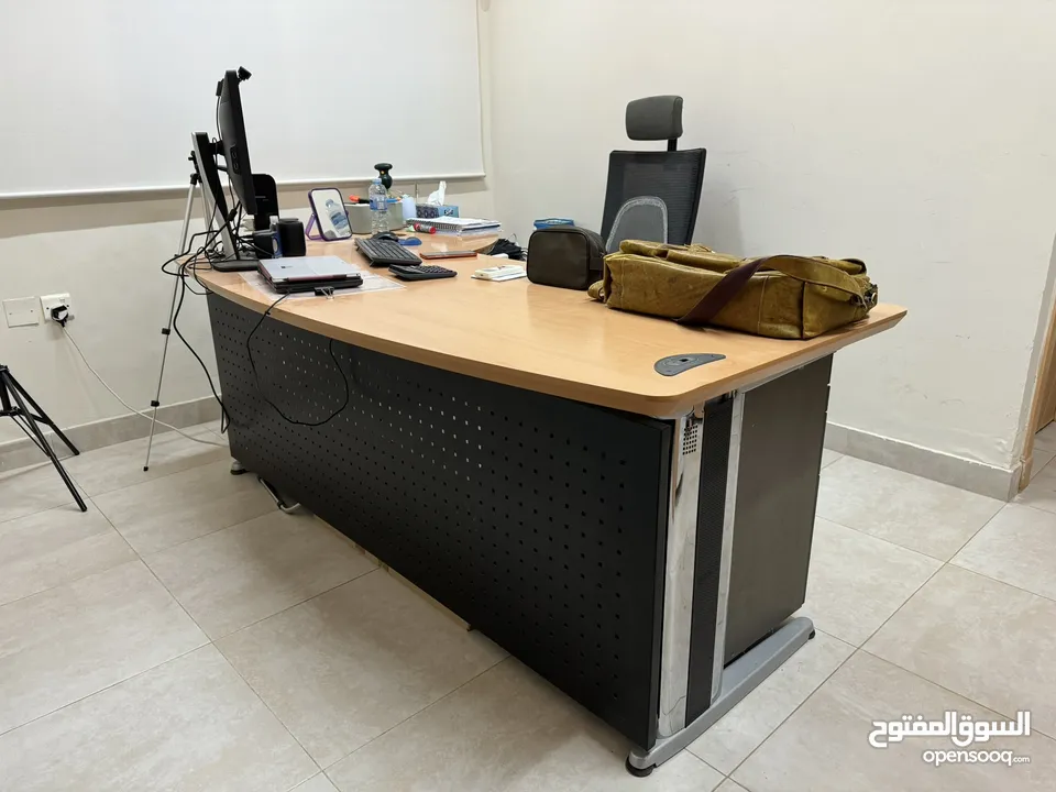 Heavy duty office table with a drawer from Khimji Ramdas