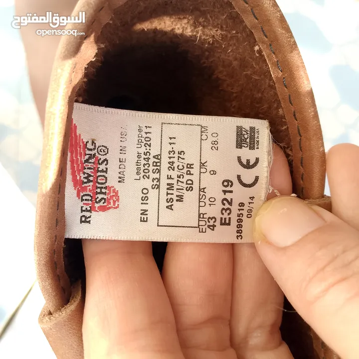 حذاء / شوز و بوت  ضد انزلاق عملي رجالي قوي اصلي مستعمل قليل جدا أمريكي للبيع