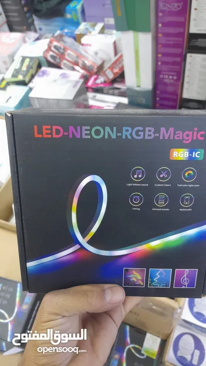 شريط إضاءة LED ذكي RGB متحركة 5 متر