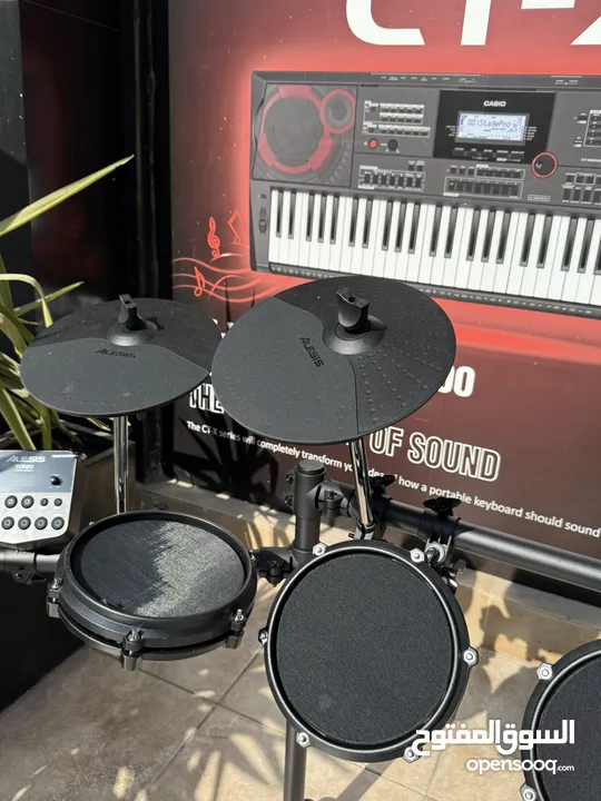 ‏Alesis Turbo Mesh Kit Drums جديد بالكرتونه كفاله جواهر موسيقى مع فاتوره رسمه