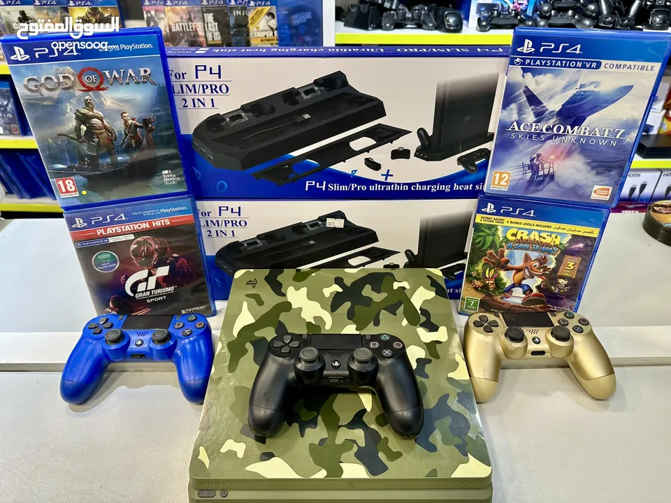 بلايستيشن 4 فات مع كفاله  PS4 Fat بافضل الاسعار