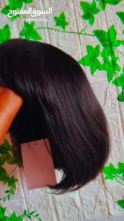 باروكه شعر طبيعي برازيلي new human hair wig
