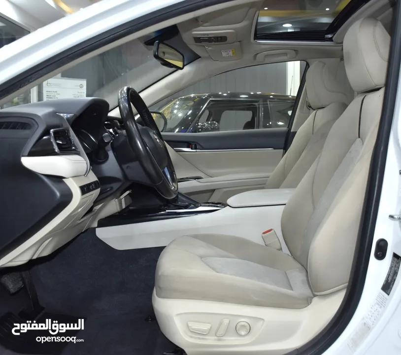 Toyota Camry SE ( 2019 Model ) in White Color GCC Specs