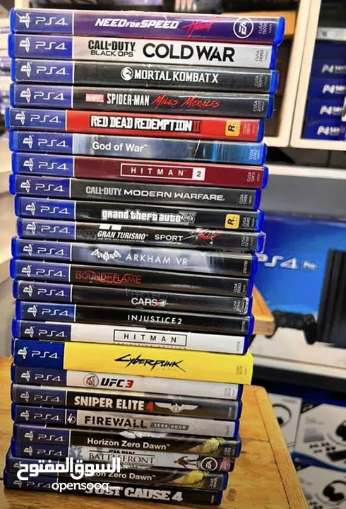 سيديات اللعاب بلايستيشن cd ps4