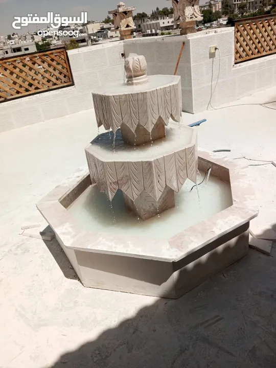 عرض على نوافير وشلالات وبابكيو حواض زريعه جميع انواع الحجر البناء والديكورات