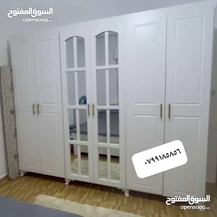 خزائن ملابس تفصيل حسب الطلب جميع المقاسات خزاين طابق خزائن طبقين حسب الطلب الون اختياري     تفصيل
