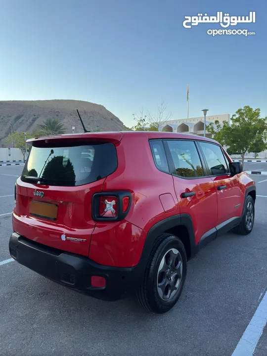 Jeep Renegade sport 2.4 cc v4 Oman lady car  سيارة جيب رينيجيد سبورت 2.4 سي سي v4 عمانية للسيدات