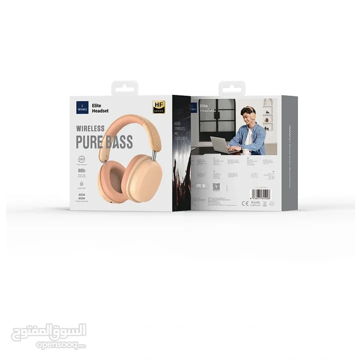 WIWU SOLAR CHARGING Headset Wireless TD-06 -NEW -MEAGByte