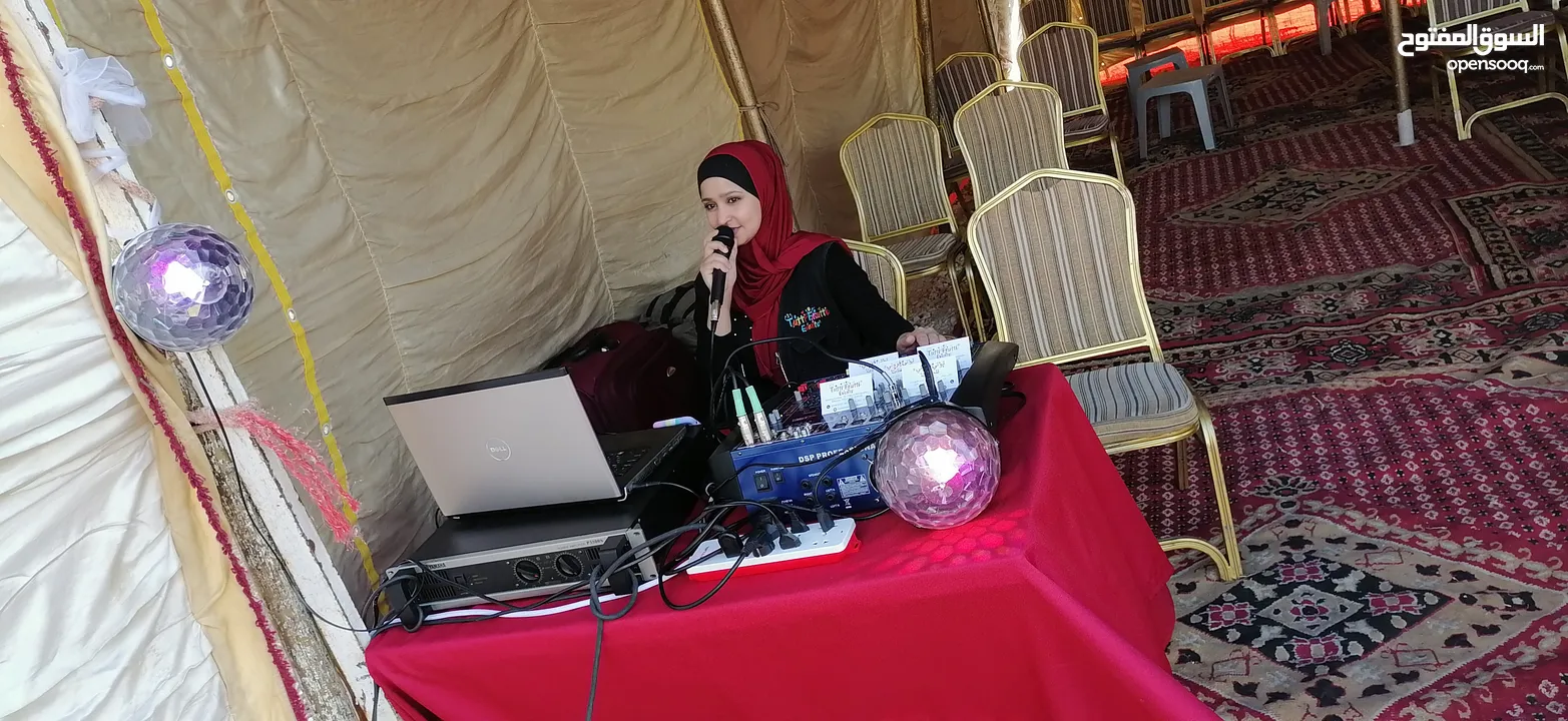 تأجير دي جي بأشراف منسقات محترفات ( إربد)