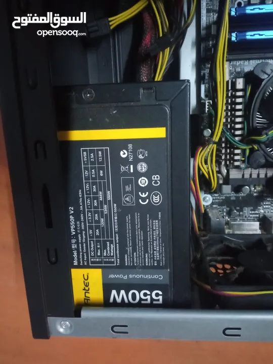 كمبيوتر i7-4790k قابل لكسر سرعه لوحة جمينج اشي مرتب ب 350