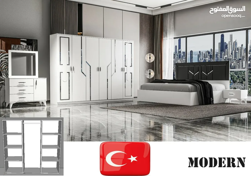 6 PIECE TURKISH BEDROOMS