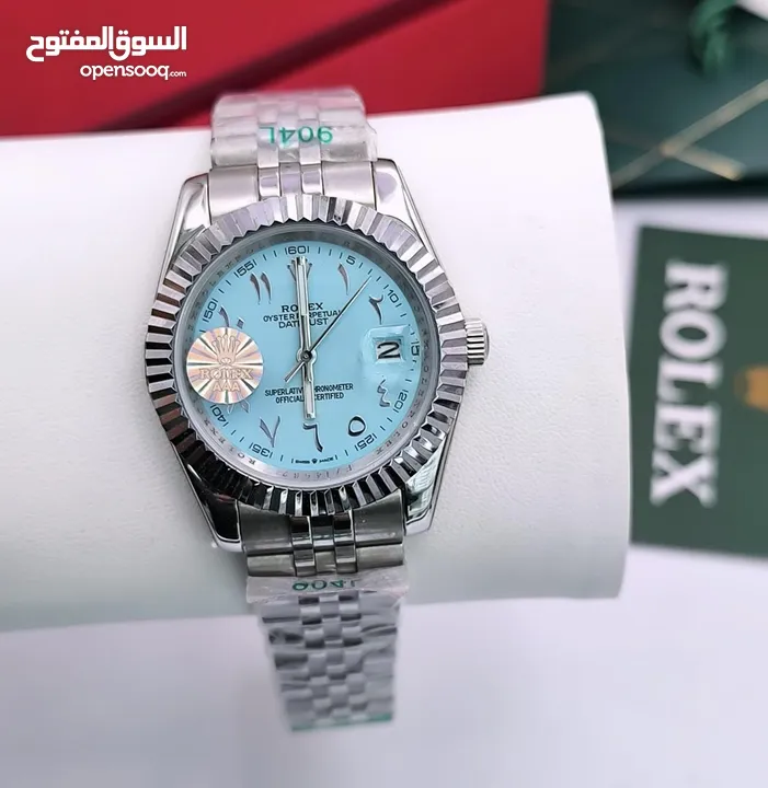 ساعات رولكس هاي كوالتي جميع الاصدارات جوده عاليه جدا استالس استيل ومتوفر جميع الماركات مع المرفقات