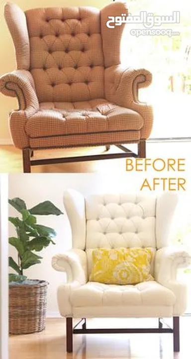 تجديد كنبك بأسلوب عصري وفاخر!  Sofa Upholstery – Modern & Luxurious Makeover!