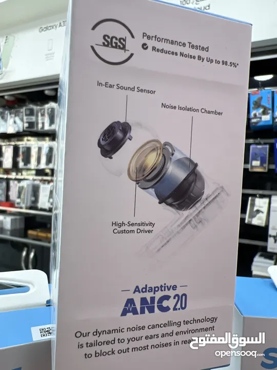 Anker Liberty 4 nc سماعات انكر لابرتي الجيل الرابع الاصلية ( خدمة توصيل داخل عمان ) متوفر لون اسود