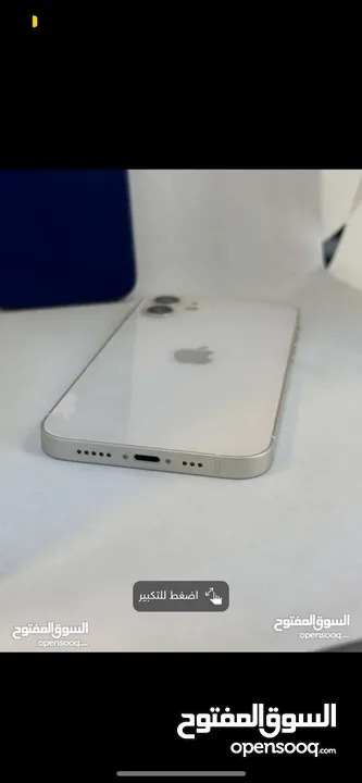 iPhone 12 128g  بحالة الجديد  مكفول 10 ايام